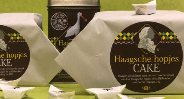 Nieuw in het assortiment de Haagse Hopjes Cake 