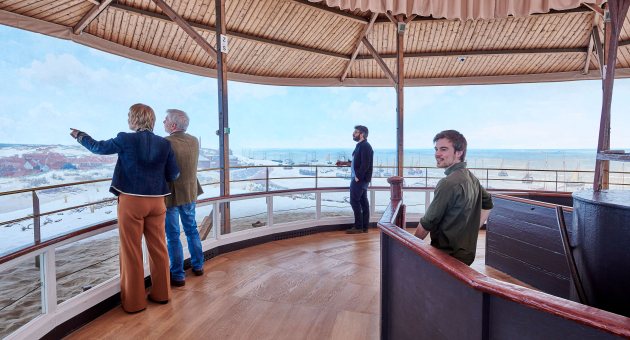 Museum Panorama Mesdag-Panorama met publiek