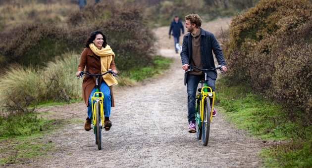 Fietsen door de duinen van Scheveningen