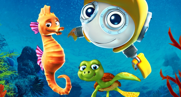 Het grote onderwateravontuur van Barney en Beenie