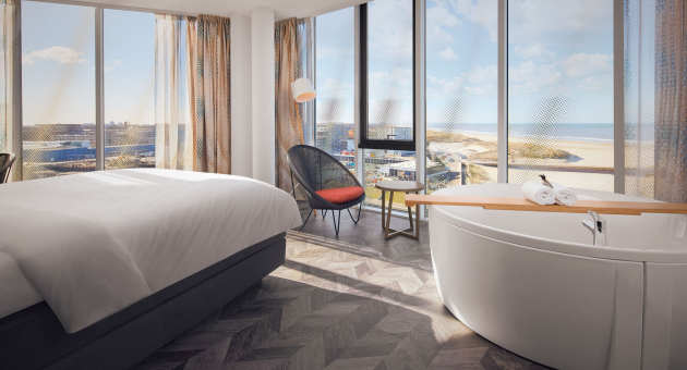 Hotelkamer met bubbelbad Spa kamer