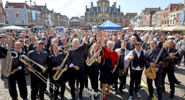Woodstreet Big Band. Jazzfestival Delft 2023. Foto Sing Dekker
