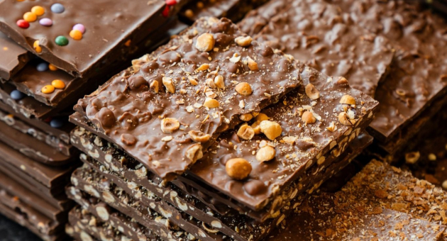 chocoladebrok met nootjes