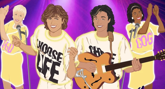 Club Tropicana cartoon artwork