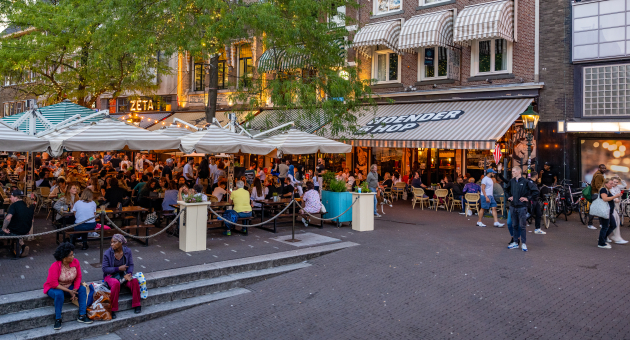 Terrassen op de Grote Markt