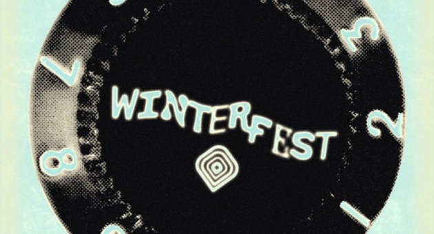 Artwork popart met radiatorknop op turquoiseachtergrond Winterfest Popradar