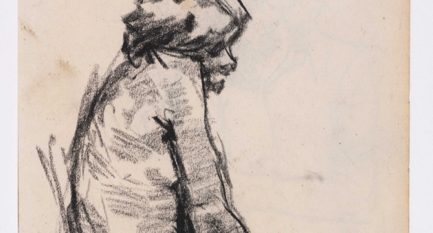 Tekening van een persoon van Suze Robertson