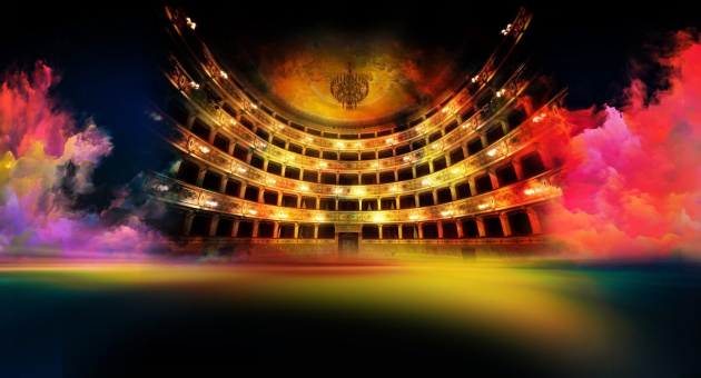 Lichtgevulde operazaal met kleurrijke wolken (c) Eventim