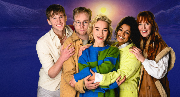 Cast van de musical 'Hoe overleef ik alles wat ik niemand vertel'. 