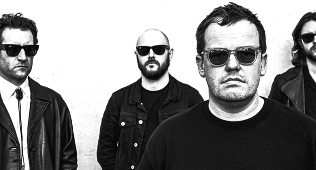 Postpunkband Ist Ist in zwart wit