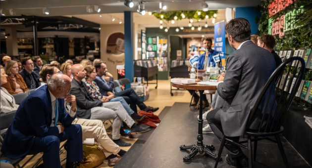 Panelgesprek met publiek tijdens PrinsjesBoekenCast