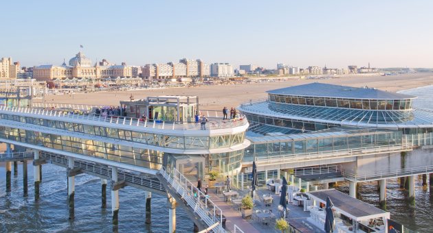 Uitzicht op de Pier en strand van Scheveningen