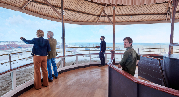Museum Panorama Mesdag-Panorama met publiek