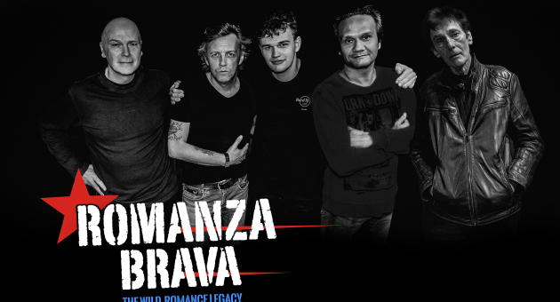 Band Romanza Brava poseert samen.