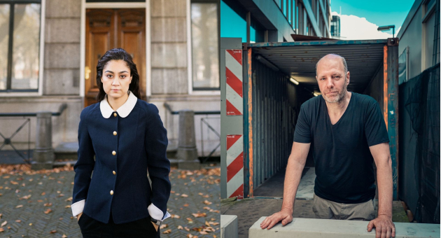 Twee hoofdrolspelers uit 'Hoge Bomen' geportretteerd