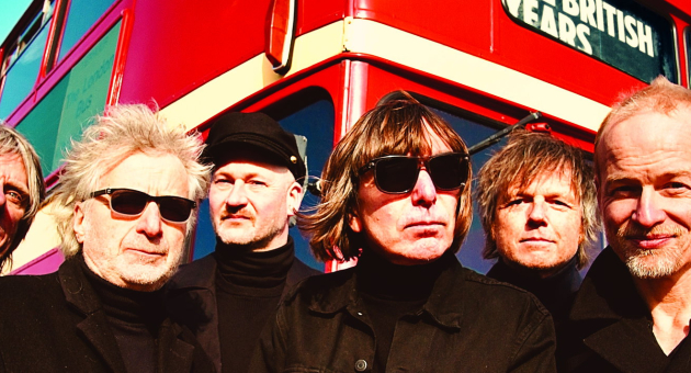 Timebox performing on stage during a live classic pop music show
