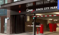 Ingang van parkeergarage Q-Park Binck City Park (c) Q-park 
