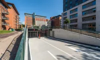 Ingang van parkeergarage Q-Park Maanweg (c) Q-Park 