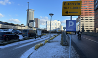 Ingang van parkeerplaats Parking Holland Spoor (c) ParkBee 