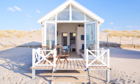 Een Haags Strandhuisje in Kijkduin met zicht op de Noordzee