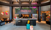 Moxy hotel The Hague receptie
