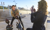 Sprookjesbeelden aan Zee