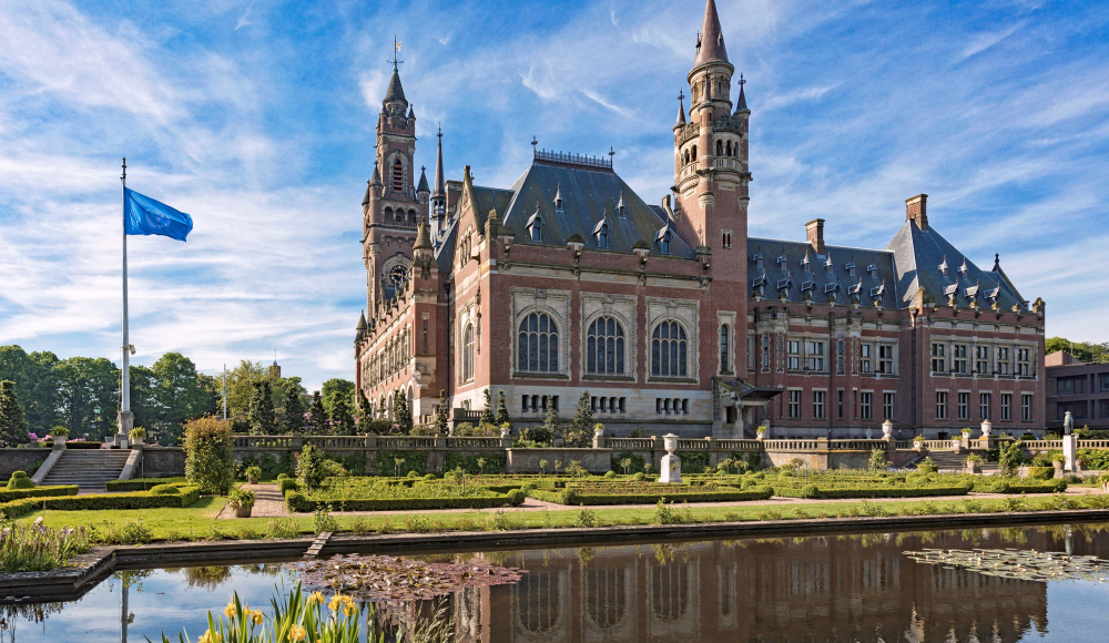 Het Vredespaleis In Den Haag Het Vredespaleis In Den Haag