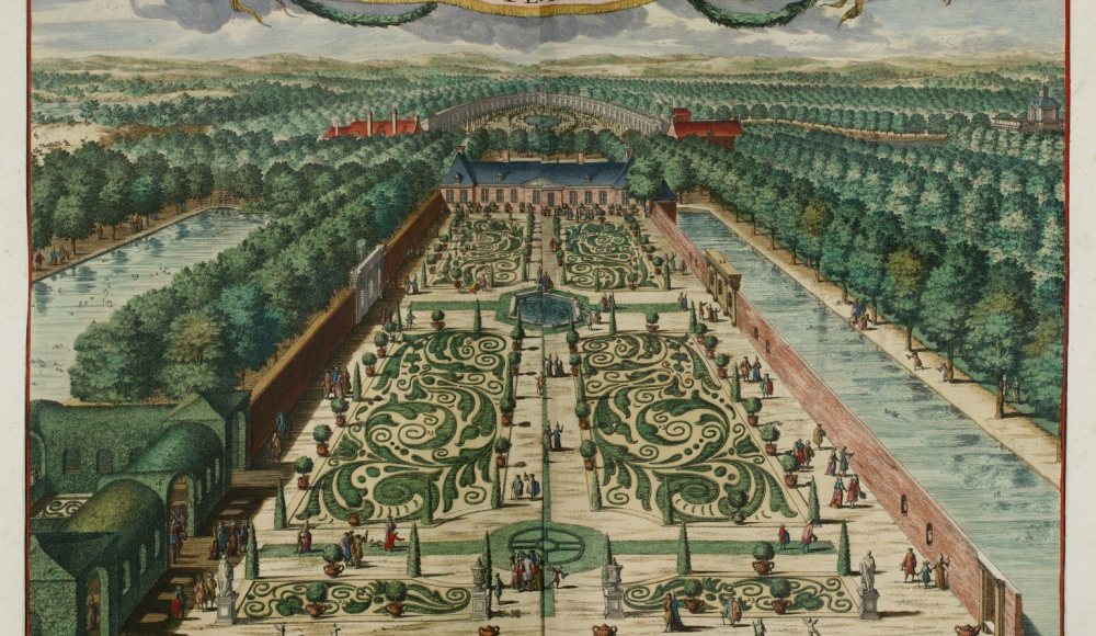 Park Sorghvliet historische plattegrond