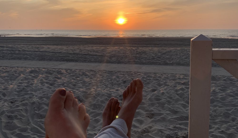 Genieten bij de Haagse Strandhuisjes - foto: Didi Genieten bij de Haagse Strandhuisjes - foto: Didi