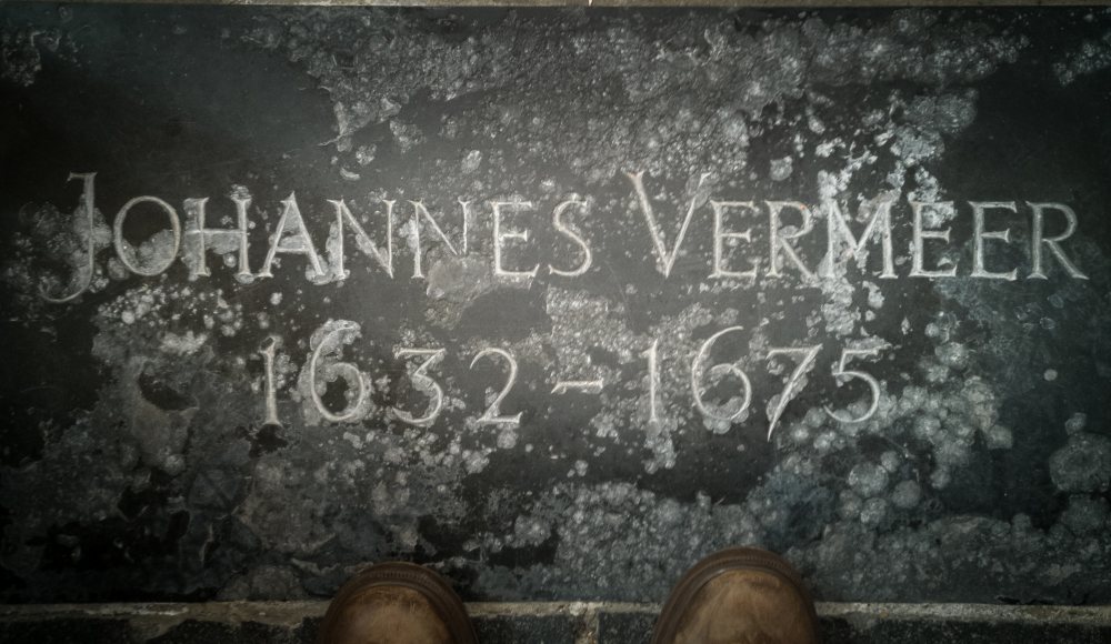 Het graf van Johannes Vermeer