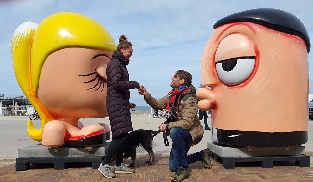 Kiss Me Boulevard Scheveningen - liefdesverklaring Kiss Me Boulevard Scheveningen - liefdesverklaring