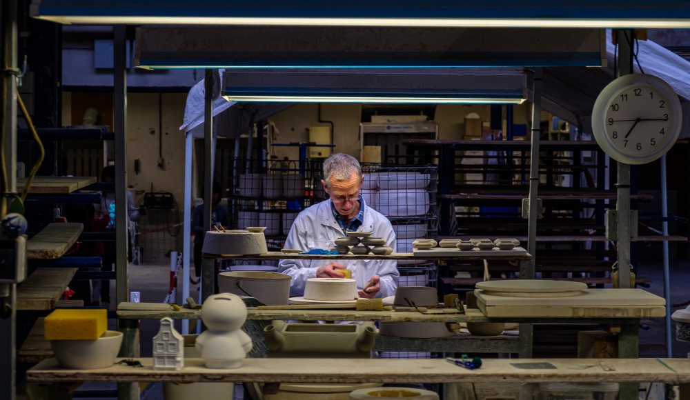 De fabriek van Royal Delft Foto: Rob Hogeslag