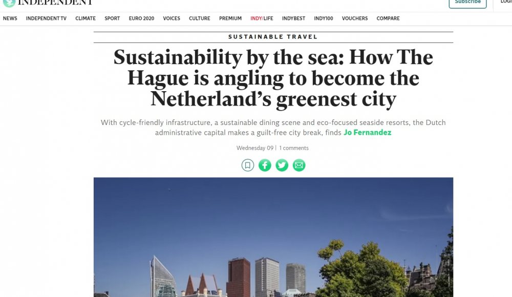 Den Haag in The Independent Den Haag in The Independent