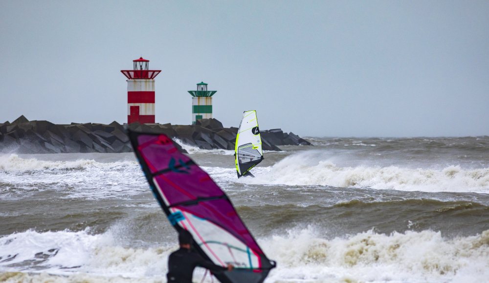 Surfers Noordelijke Havenlichten Surfers Noordelijke Havenlichten