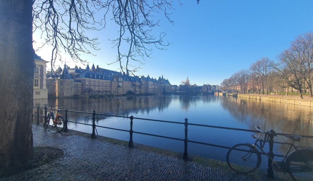 Prachtige ambiance op de Hofvijver