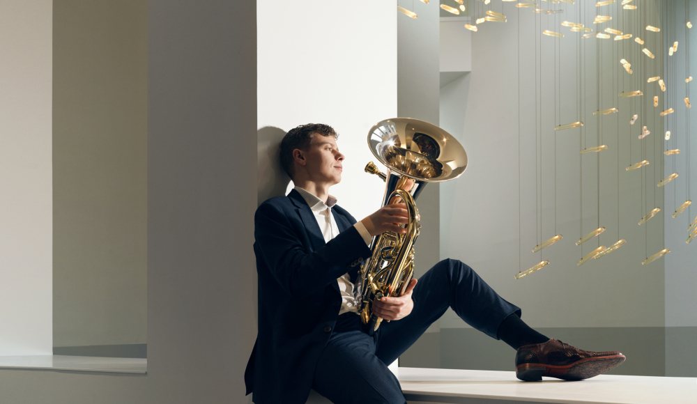 Rodin Rosendahl euphonium foto Hugo Thomassen Rodin Rosendahl euphonium foto Hugo Thomassen