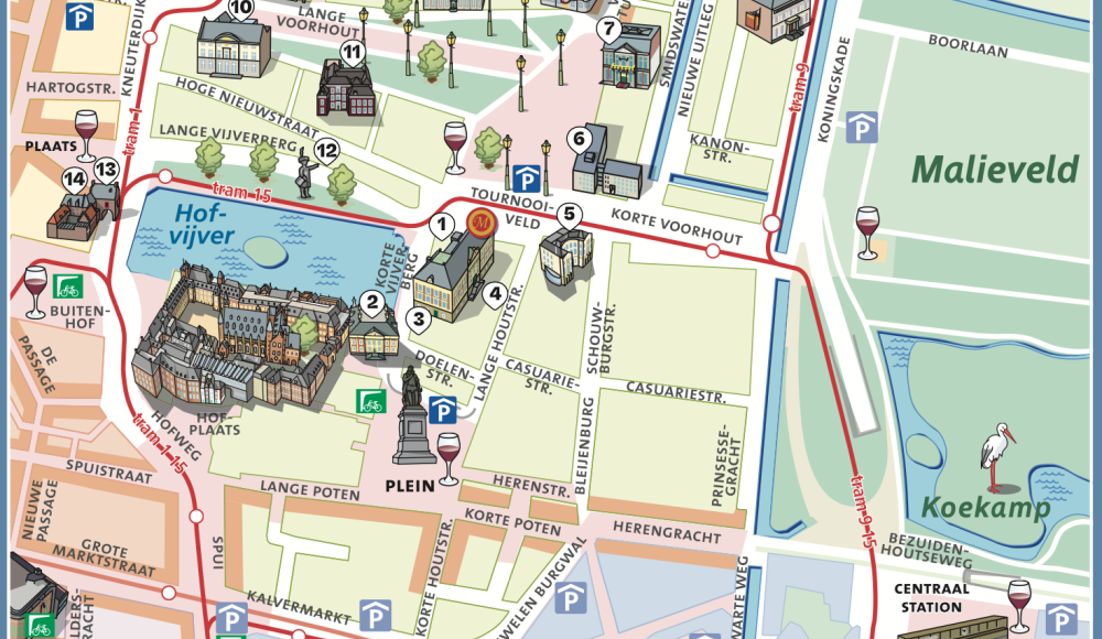 Plattegrond Museumkwartier Plattegrond Museumkwartier