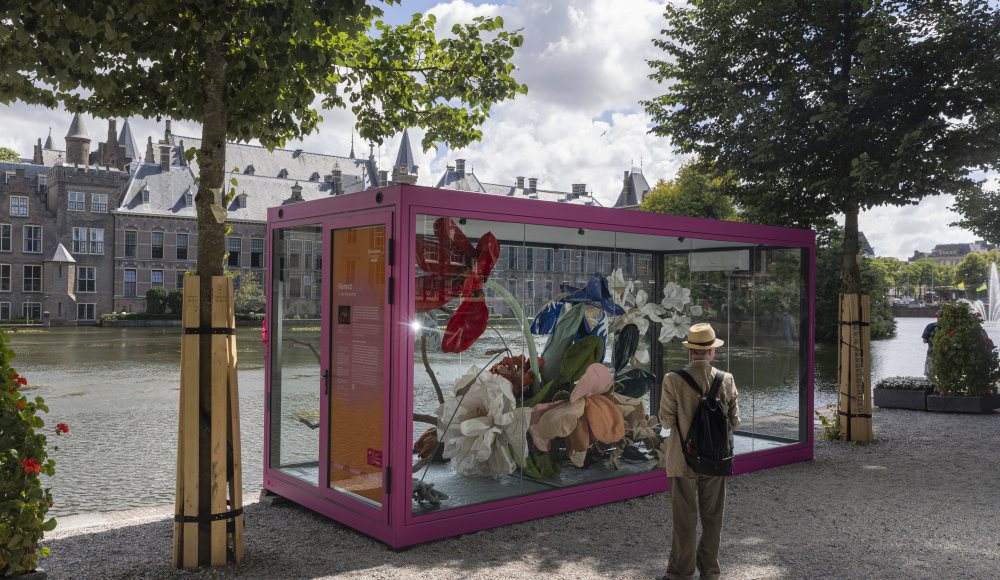 Bloemenpromenade Hofvijver-Lange Vijverberg in Den Haag