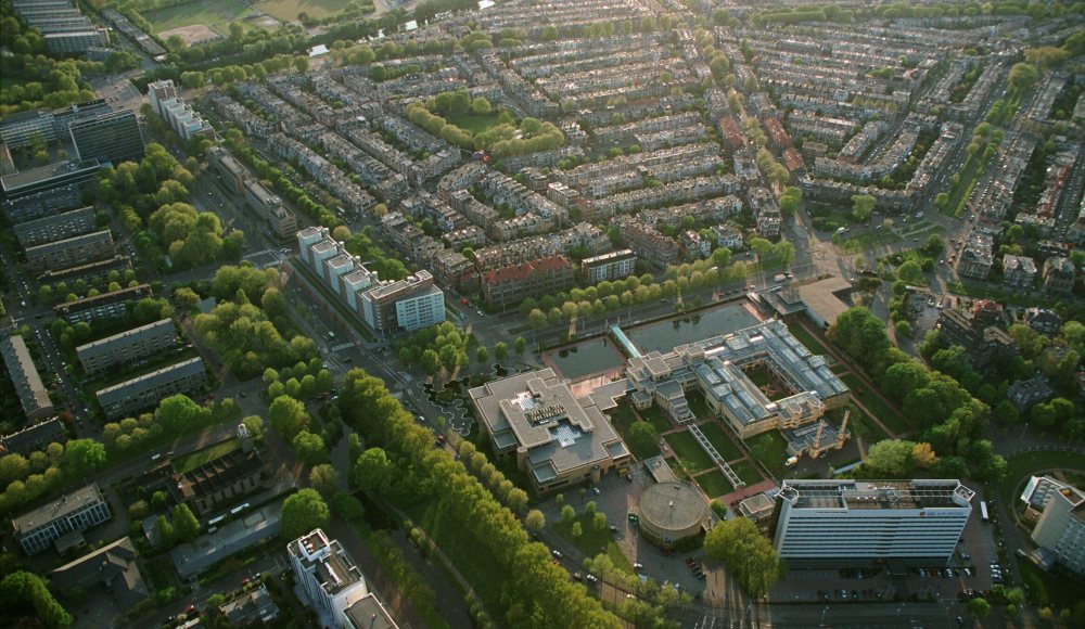 Luchtfoto Statenkwartier en Kunstmuseum Luchtfoto Statenkwartier en Kunstmuseum