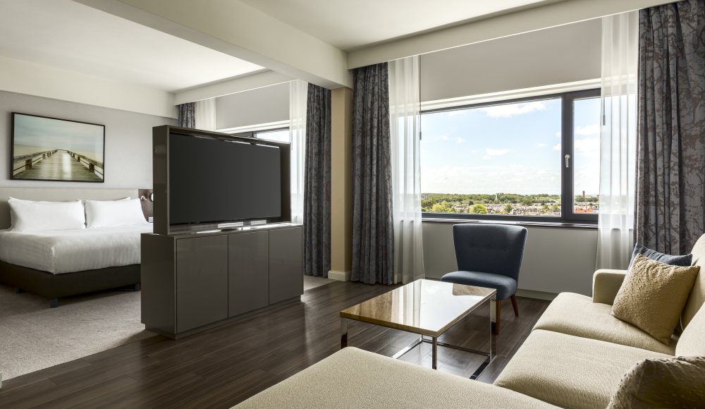 Junior Suite overview in The Hague Marriott Hotel 