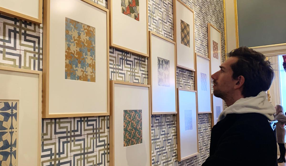 Juan in Escher in het Paleis Juan in Escher in het Paleis