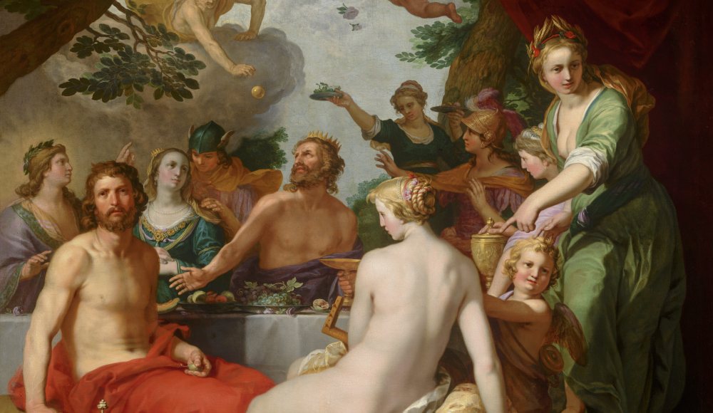 Het godenmaal bij de bruiloft van Peleus en Thetis" van Abraham Bloemaert - Credits: Mauritshuis Het godenmaal bij de bruiloft van Peleus en Thetis" van Abraham Bloemaert - Credits: Mauritshuis