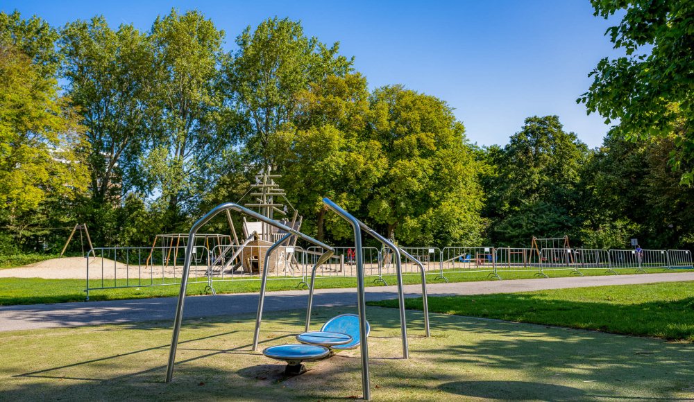 Buitenfitness en speeltuin Westbroekpark