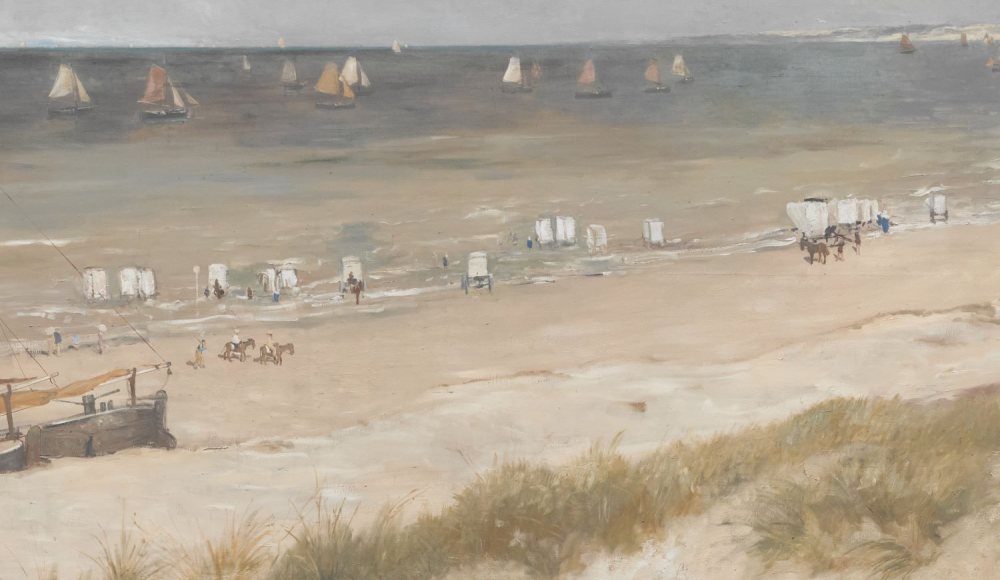 Badkoetsen en ezeltje rijden - Detail Panorama van Scheveningen Badkoetsen en ezeltje rijden - Detail Panorama van Scheveningen