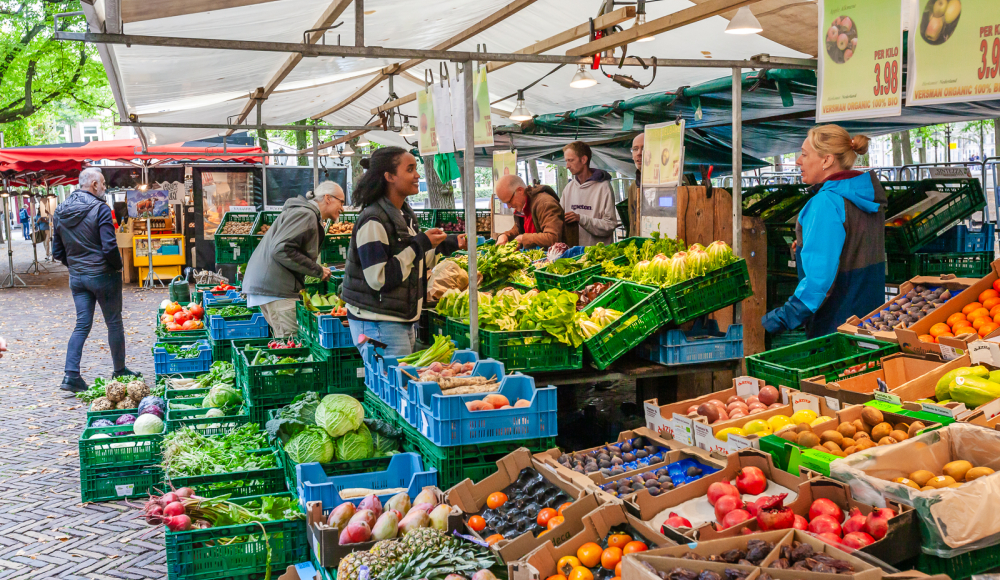 Boerenmarkt in Den Haag
