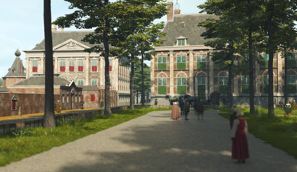 VR beeld van het Mauritshuis