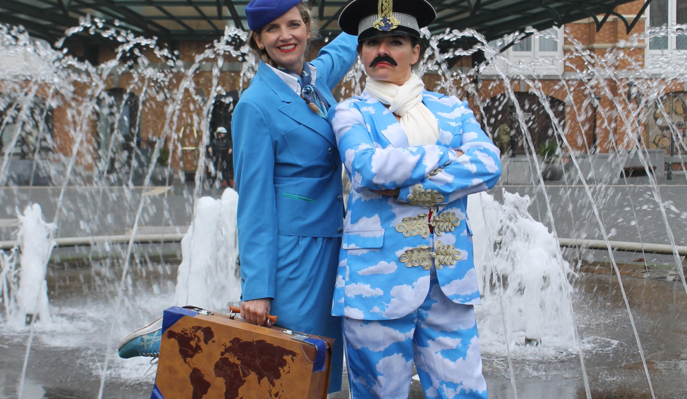 Acteurs voor het Kurhaus