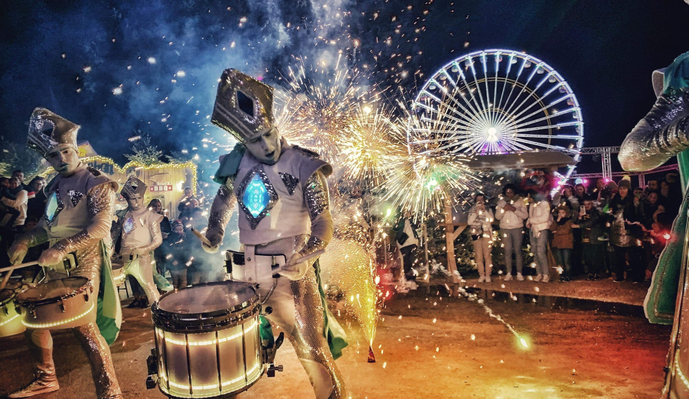 Drummers op Scheveningen