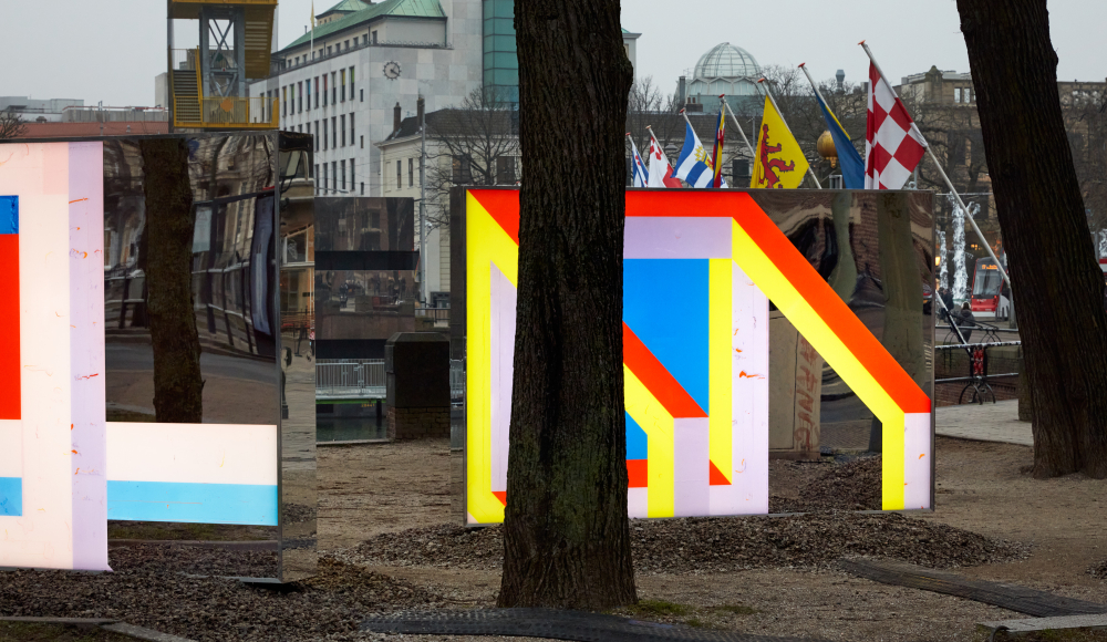 Enter the Cube, een kunst installatie tijdens het Spiegelfestival