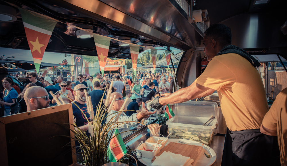 Foto vanuit een foodtruck -  Peter Lodder Fotografie